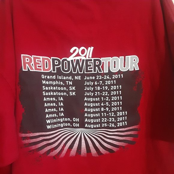 Mens Case IH Red Power Tour 2011 T Shirt in size XL - Picture 4 of 5